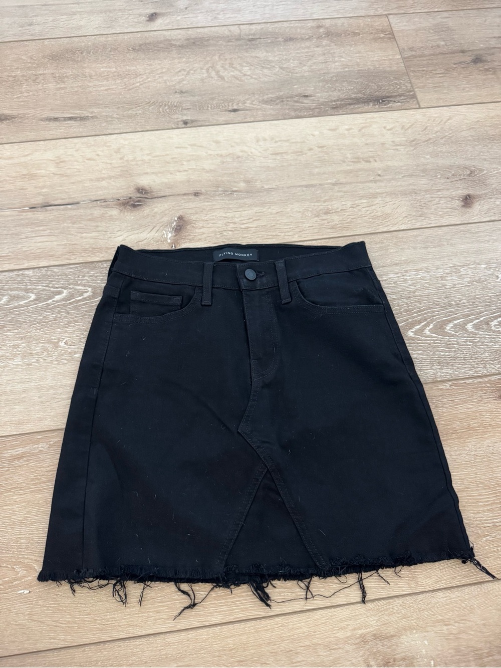 Black Denim Flying Monkey skirt size 26